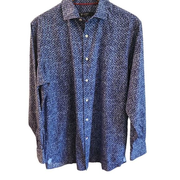 CREMIEUX Classics Men's Button Front Shirt Size Medium - Picture 1 of 5